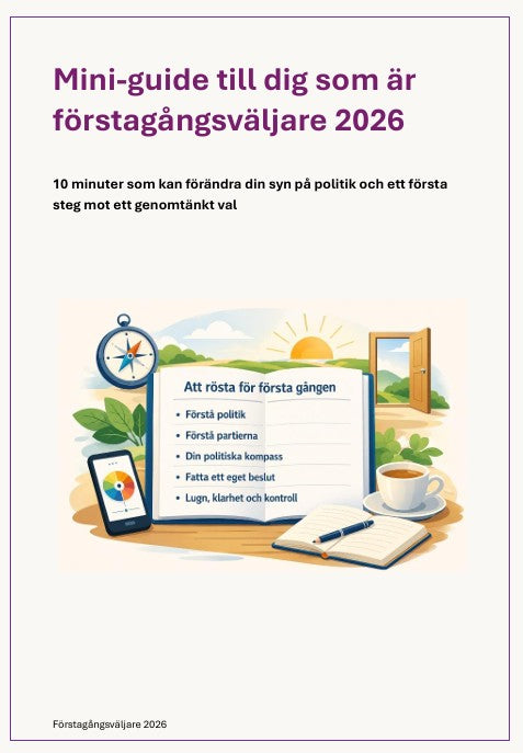 Mini-guide till dig som är förstagångsväljare 2026