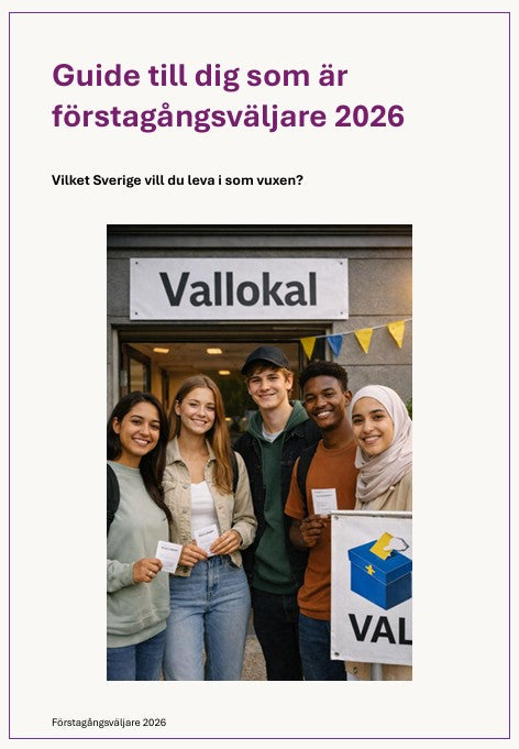 Guide till dig som är  förstagångsväljare 2026